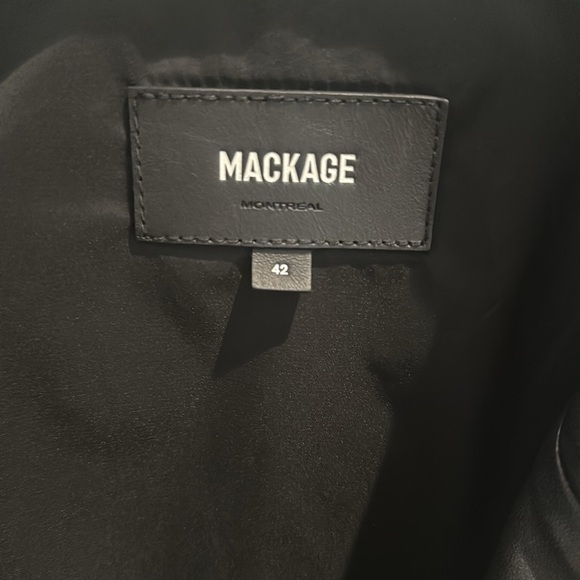 Men’s Mackage leather biker jacket - Picture 8 of 16